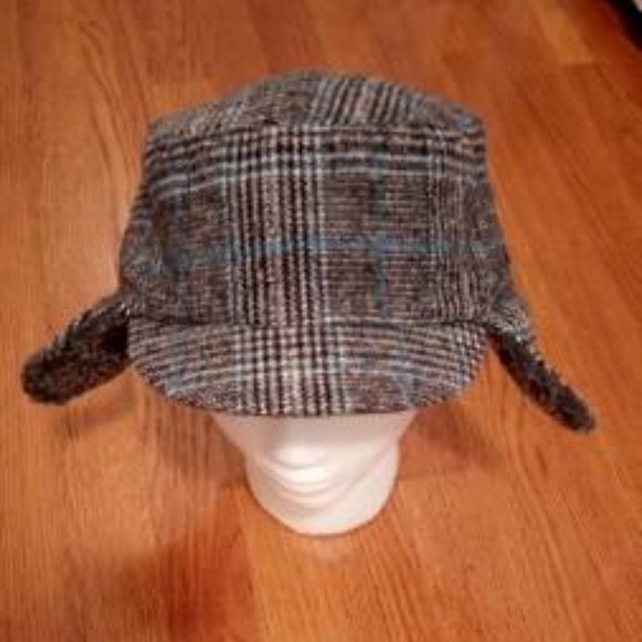 D&Y Men's Wool Trapper Hat with flaps (NEW) - Picture 2 of 3